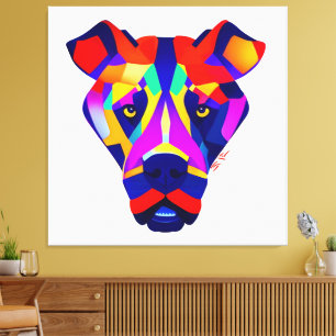 Impresión en lienzo blanco de Alexander's Dog