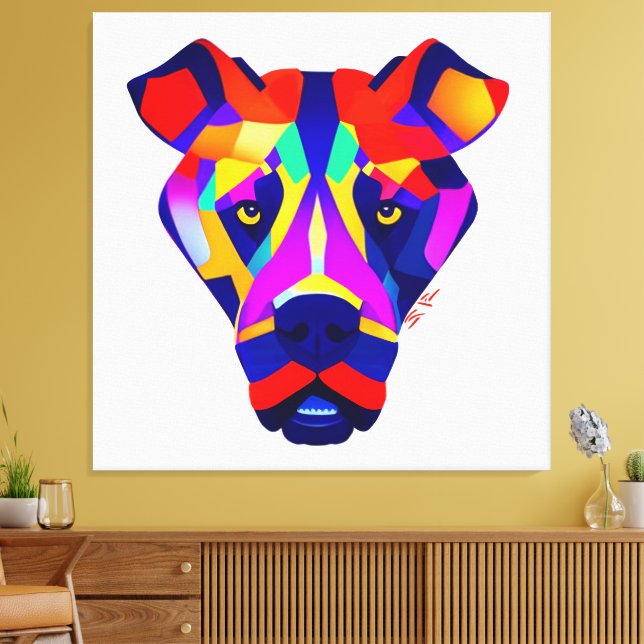 Impresión en lienzo blanco de Alexander's Dog (Insitu (Sala de estar))