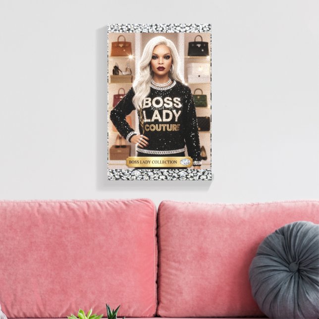 Impresión en lienzo Boss Lady Glam Doll (Insitu (Sala de estar))