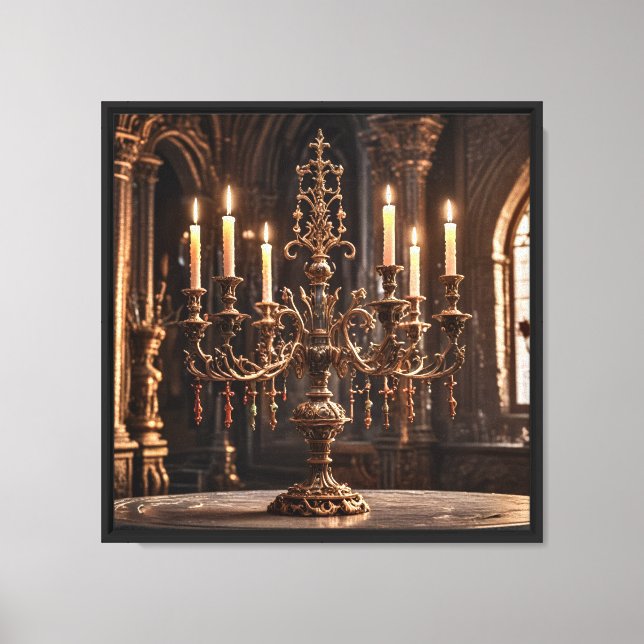 Impresión en lienzo (Candelabro) (Anverso)