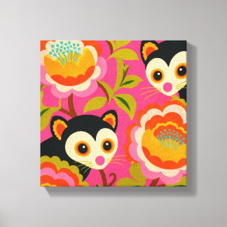 Impresión en lienzo de arte popular de koala lindo