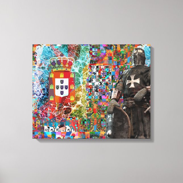 Impresión en lienzo de arte popular portugués (Anverso)