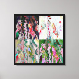 Impresión en lienzo de arte psicodélico. 4 capas p