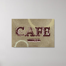 Impresión en lienzo de cocina de café vintage - Do