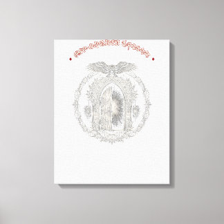 Impresión en lienzo de fantasía oscura: Emblema de