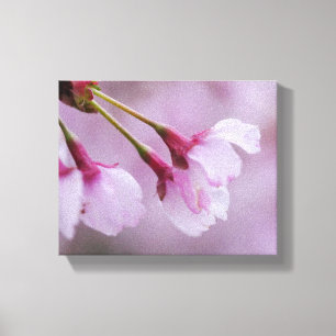 Impresión en lienzo de flor de cerezo