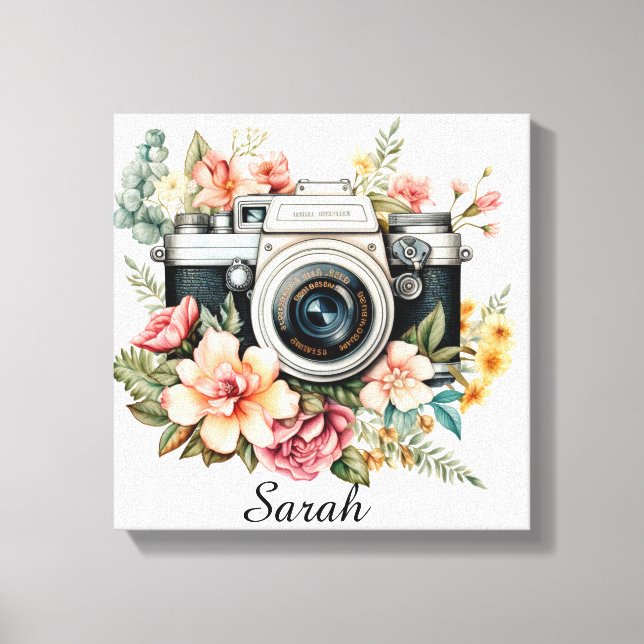 Impresión en lienzo de fotógrafo personalizado (Anverso)