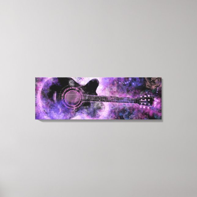 Impresión en lienzo de guitarra clásica (Anverso)