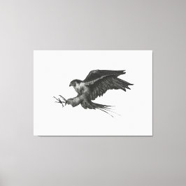 Impresión en lienzo de halcón peregrino