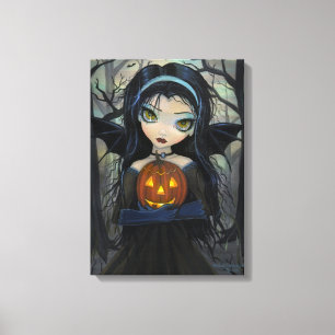 Impresión en lienzo de Halloween Vampire de Octobe
