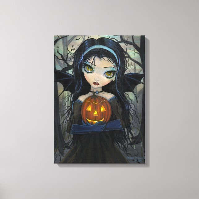 Impresión en lienzo de Halloween Vampire de Octobe (Anverso)