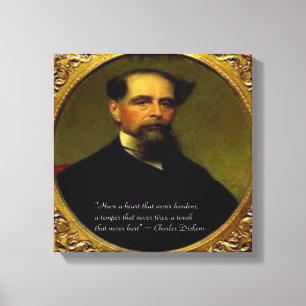 Impresión en lienzo de la cita emotiva de Charles 