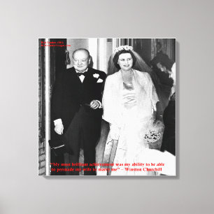 Impresión en lienzo de la famosa cita de matrimoni