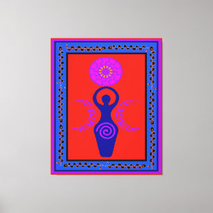 Impresión en lienzo de la fase lunar de la Triple 