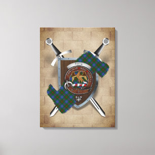 Impresión en lienzo de la insignia del clan Agnew 