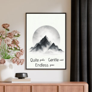 Impresión en lienzo de la silueta minimalista de l