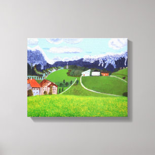 Impresión en lienzo de Noruega Preciosa