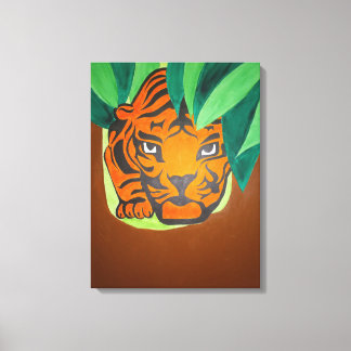 Impresión en lienzo de Ojo de Tigre