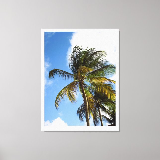 Impresión en lienzo de palmera (Anverso)
