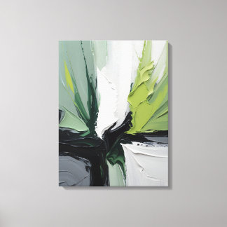 Impresión en lienzo de pintura abstracta moderna
