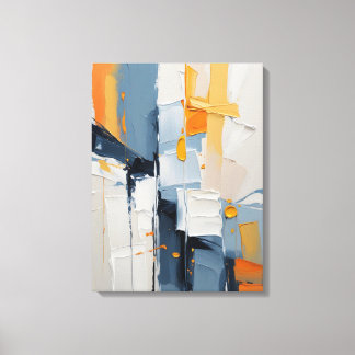 Impresión en lienzo de pintura abstracta moderna