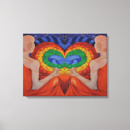 Impresión en lienzo de pintura artística Conversac