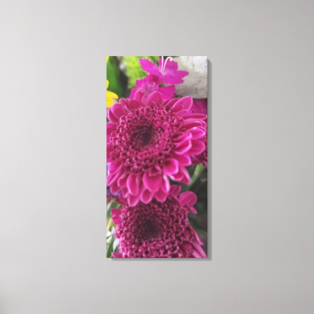 Impresión en lienzo de ramo floral (Anverso)