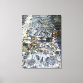 impresión en lienzo de reflejo de agua