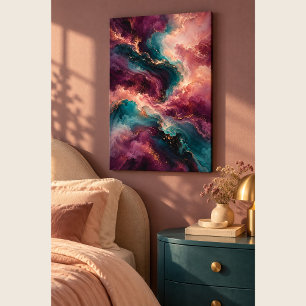 Impresión en lienzo de seda Nebula