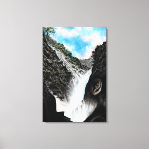 Impresión en lienzo de surrealismo de la naturalez