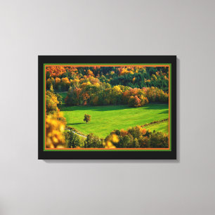 Impresión en lienzo de verano en el valle