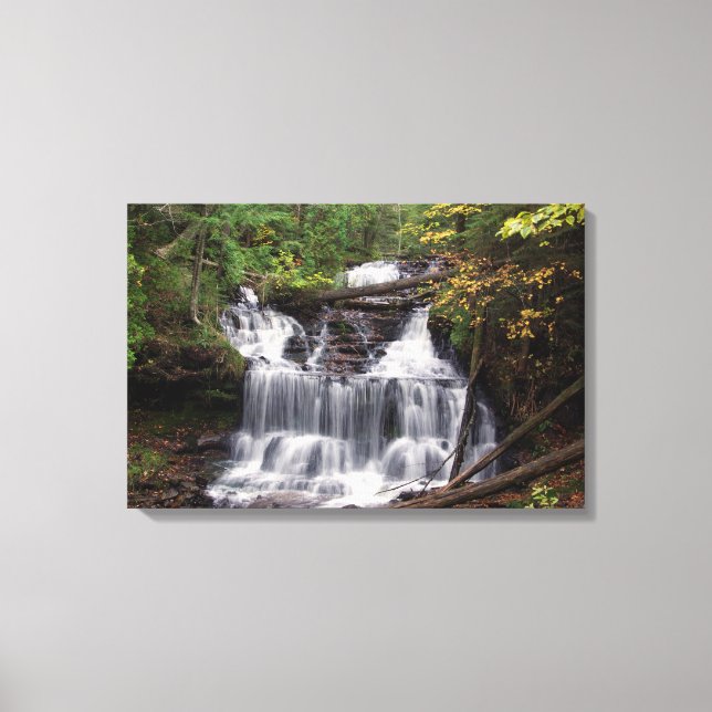 impresión en lienzo de Wagner Falls (Anverso)
