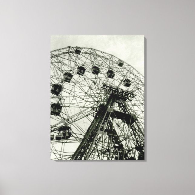 Impresión en lienzo de 'Wonder Wheel' (Anverso)