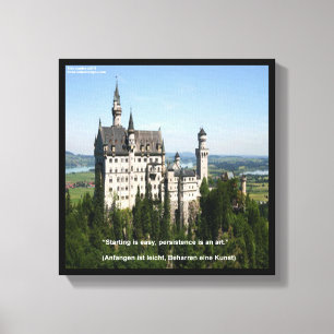 Impresión en lienzo del Castillo de Neuschwanstein