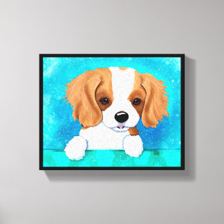 Impresión en lienzo del Cavalier King Charles