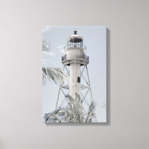 Impresión en lienzo del faro de Sanibel