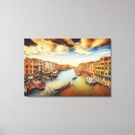 Impresión en lienzo del Gran Canal de Venecia con