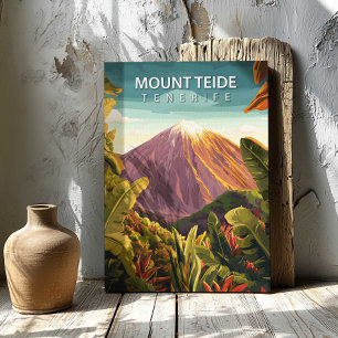 Impresión en lienzo del Monte Teide Tenerife Póste
