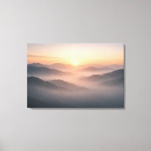 Impresión en lienzo del paisaje del amanecer en Mo