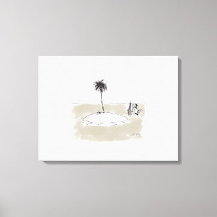 Impresión en lienzo del pintor abandonado