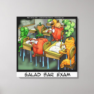 Impresión en lienzo divertida del examen de la bar