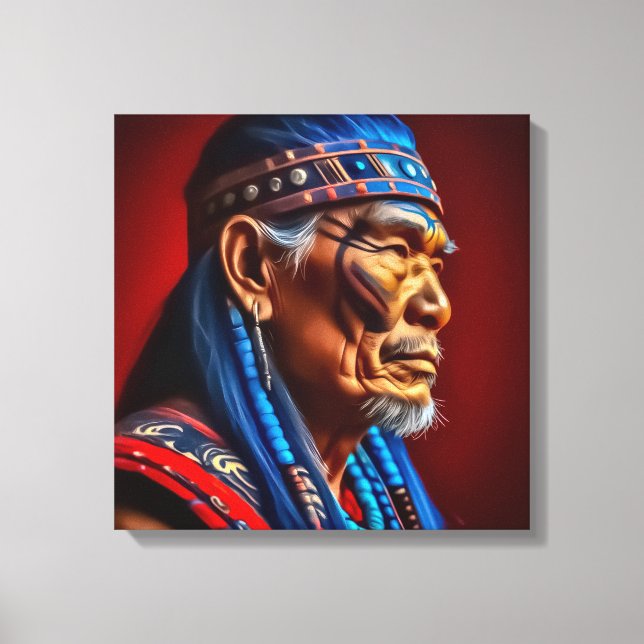 Impresión en lienzo (El que ve) (Anverso)