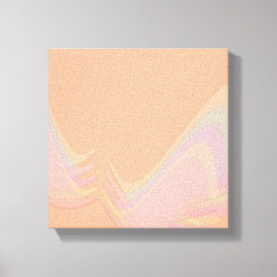Impresión en lienzo envuelta en ondas pastel