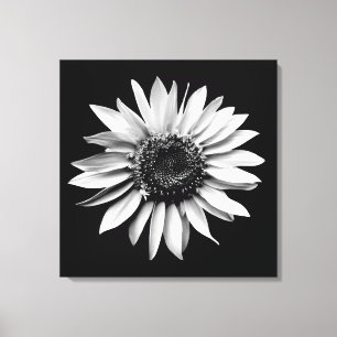 Impresión en lienzo envuelto 'Retrato de girasol'
