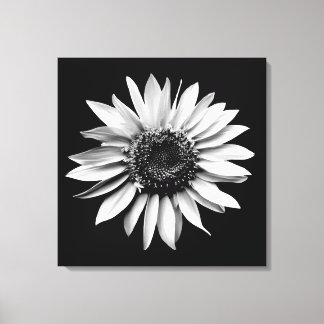 Impresión en lienzo envuelto 'Retrato de girasol'