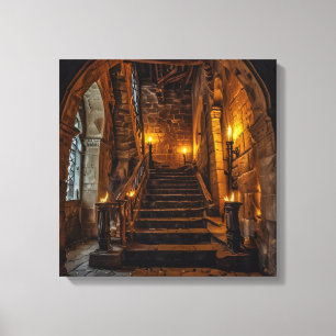 Impresión en lienzo (Escalera de castillo)