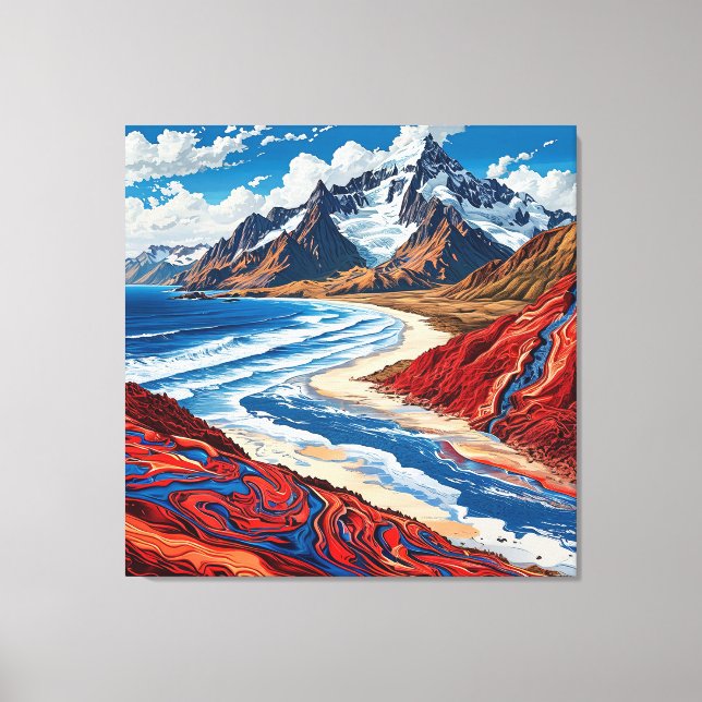 Impresión en lienzo estirado (Anverso)