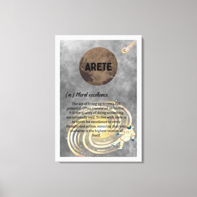 Impresión en lienzo estirado Arete (Anverso)