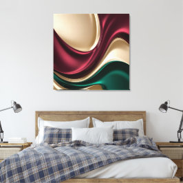 Impresión en lienzo estirado con gráfico elegante