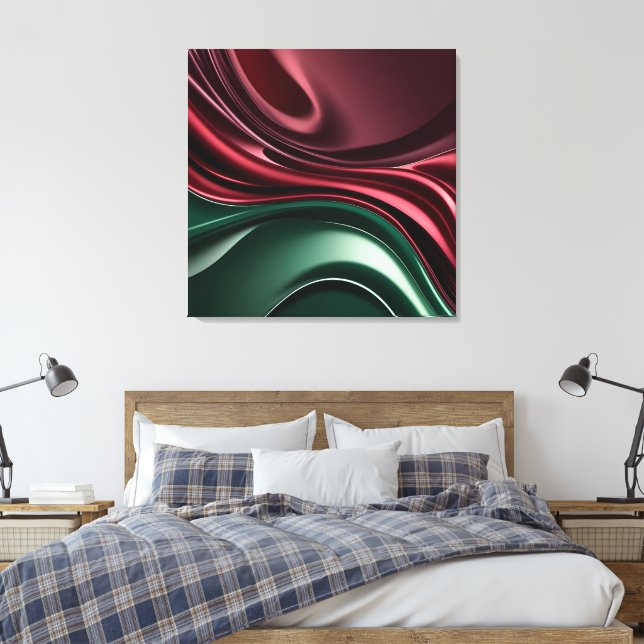 Impresión en lienzo estirado con gráfico elegante (Insitu(Dormitorio))
